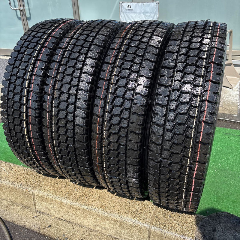 225/90 R17.5 再生スタッドレス　2019年　激安美品4本セット：60000円