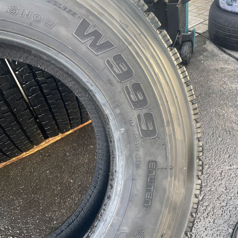 295/80R22.5 地山中古　ブリヂストン　2023年　激安美品　　4本セット：87800円