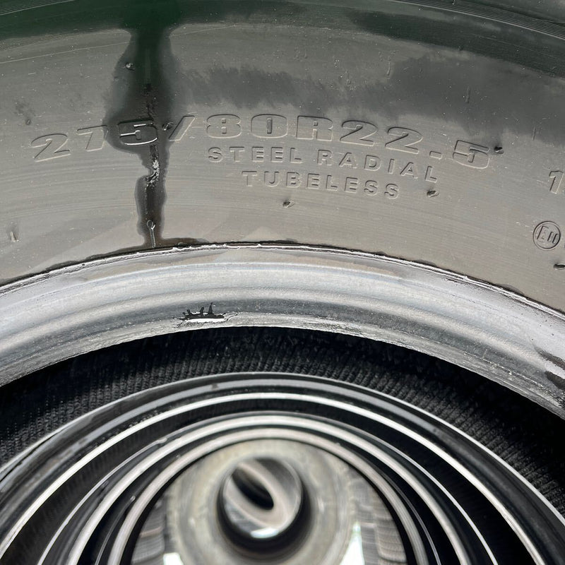 275/80R22.5 再生中古スタッドレス　SP001 激安美品　 4本セット:55,000円