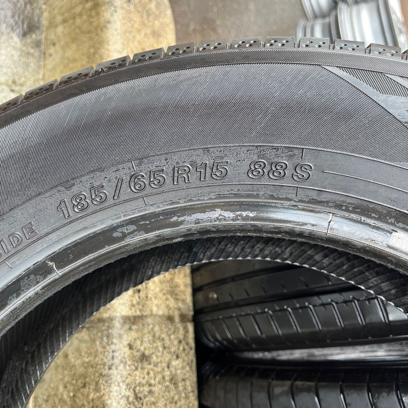 185/65R15 YOKOHAMA AE51 中古夏タイヤ　4本セット:16000円