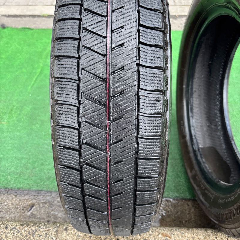 155/65R14、激安美品　BRIDGESTONE 2021年製　中古スタッドレス　2本セット:7000円