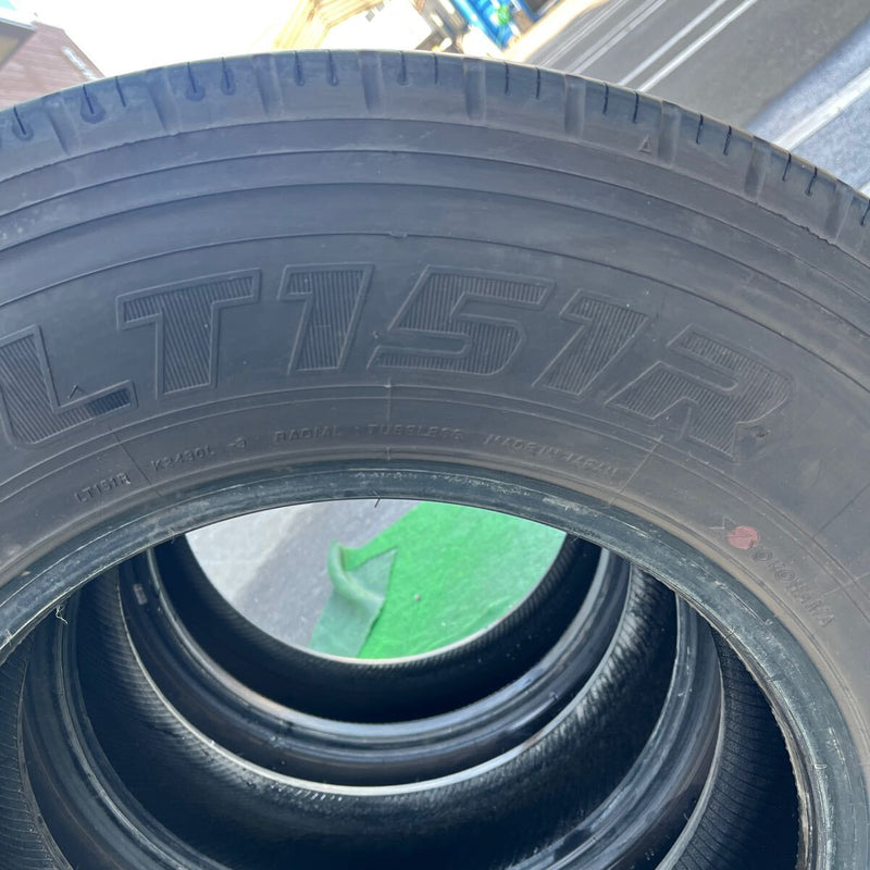 195/85R16 YOKOHAMA, LT151R 激安美品　 2本＋1本セット:12,000円