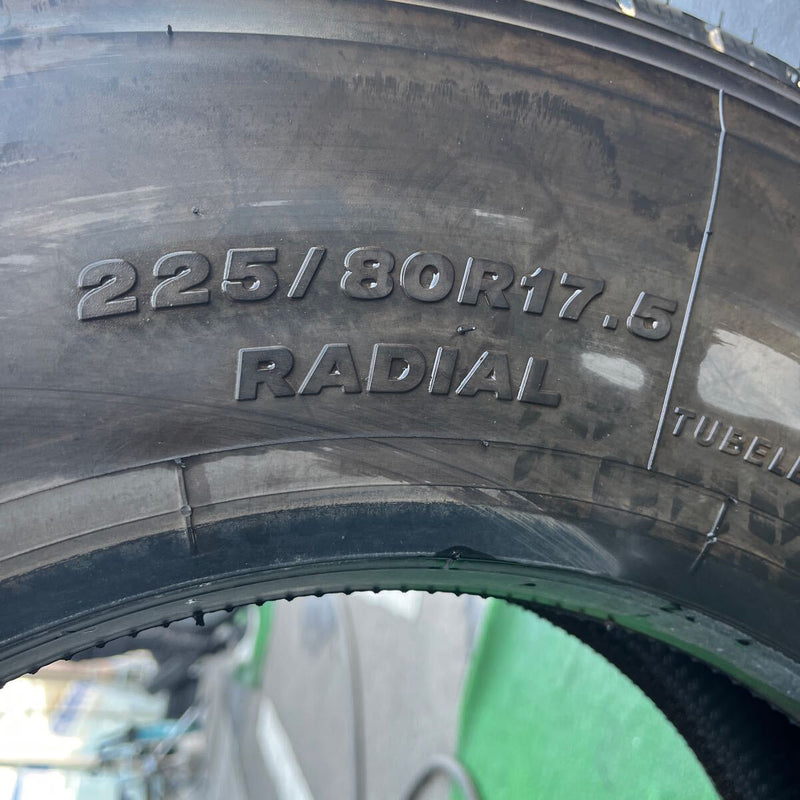 225/80R17.5 BRIDGESTONE, R115 激安美品 1本:7,500円