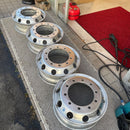 アルコア　アルミホイール　22.5 ×7.50 、10穴　(11R22.5及び275/80R22.5などに使う) 激安美品　　4本セット：71800円