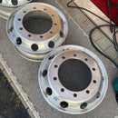 アルコア　アルミホイール　22.5 ×7.50 、10穴　(11R22.5及び275/80R22.5などに使う) 激安美品　　4本セット：71800円