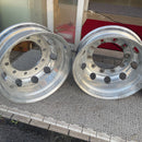 アルコア　アルミホイール　22.5 ×7.50 、10穴　(11R22.5及び275/80R22.5などに使う) 激安美品　　4本セット：71800円