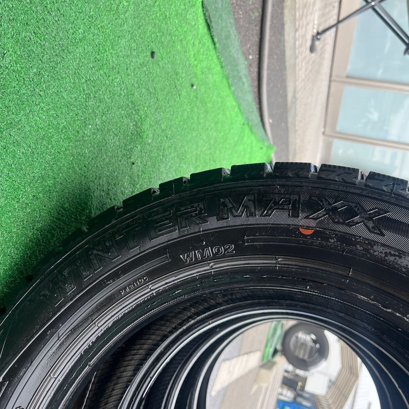 185/60R15 DUNLOP WM02 中古スタッドレス　4本セット:20000円