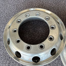 アルコア　アルミホイール　22.5×7.50 . 10穴 (11R 22.5及び275/80R22.5などに使用) 2本セット：35000円