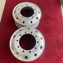 アルコア　アルミホイール　22.5×8.25 . 10穴 (11R 22.5及び295/80R22.5などに使用) 激安美品　　2本セット：35800円