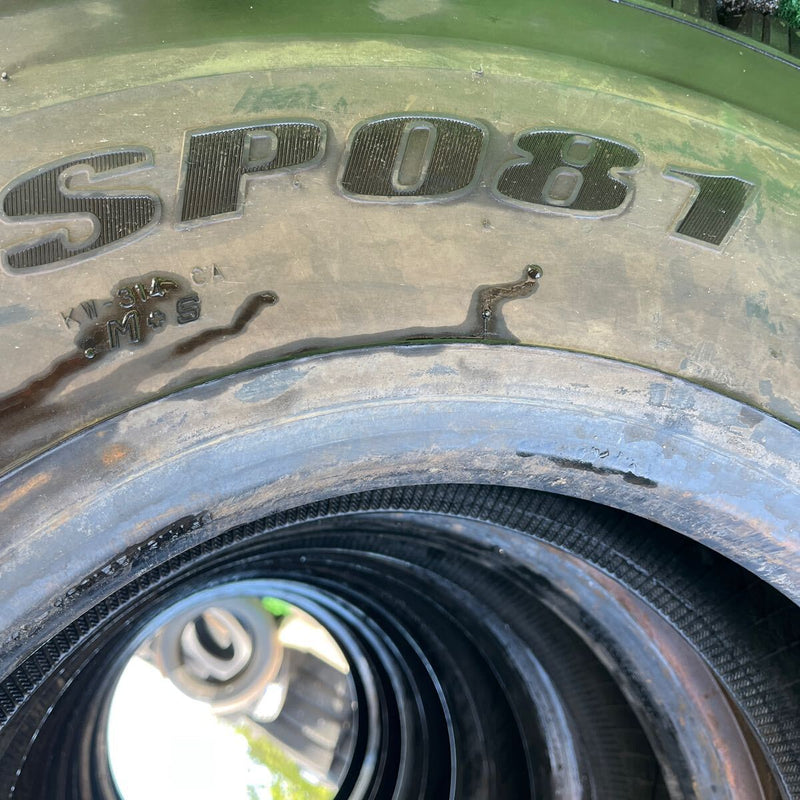 225/90R17.5 DUNLOP, SP081 激安美品　 2019年製　9分山 6本セット:82,000円