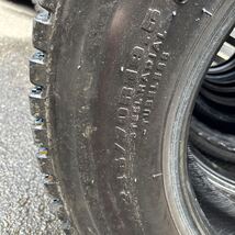 245/70R19.5 DUNLOP SP001 深溝 スタッドレスタイヤ 8本セット:105000円