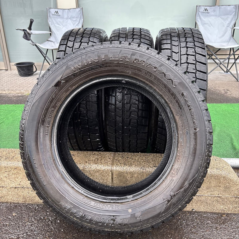 215/65R16 DUNLOP WM02 中古スタッドレス　4本セット:26000円