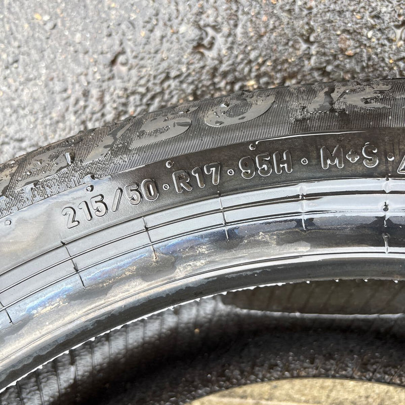 215/50R17 PIRELLI 中古スタッドレスタイヤ2本セット:12000円