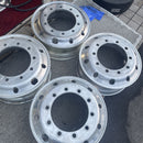 アルミホイール　22.5×8.25の10穴 (295/80R22.5及び275/80R22.5などに使用) 激安美品　4本セット：68000円