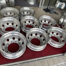 アルコア　アルミホイール　22.5×7.50 . 10穴 (11R 22.5及び275/80R22.5などに使用) 激安美品　　8本セット：138000円