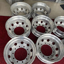 アルコア　アルミホイール　22.5×7.50 . 10穴 (11R 22.5及び275/80R22.5などに使用) 激安美品　　8本セット：138000円