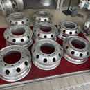 アルコア　アルミホイール　22.5×7.50 . 10穴 (11R 22.5及び275/80R22.5などに使用) 激安美品　　8本セット：138000円