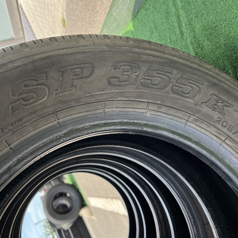 205/75R16 DUNLOP, SP355 激安美品　2020年製 4本セット:18,000円