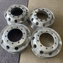 アルコア　アルミホイール　22.5×7.50 . 10穴 (11R 22.5及び275/80R22.5などに使用) 激安美品　　4本セット：67000円