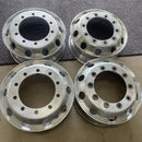 アルコア　アルミホイール　22.5×7.50 . 10穴 (11R 22.5及び275/80R22.5などに使用) 激安美品　　4本セット：67000円