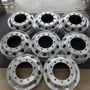 アルコア　中古アルミホイール　22.5×7.50 . 10穴 (11R 22.5及び275/80R22.5などに使用) 激安美品　　8本セット：136000円