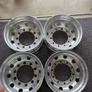 中古アルミホイール　22.5×7.50 . 10穴 (11R 22.5及び275/80R22.5などに使用) 激安美品　　4本セット：66000円