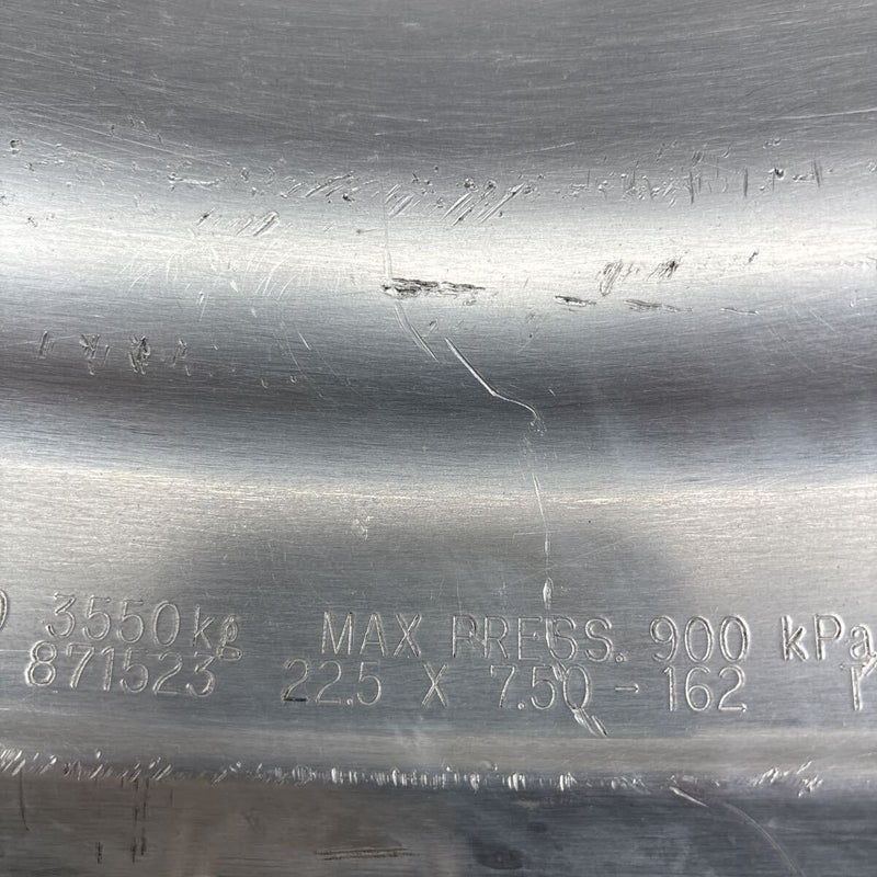 アルコア　中古アルミホイール　22.5×7.50 . 10穴 (11R 22.5及び275/80R22.5などに使用) 激安美品　　4本セット：66000円
