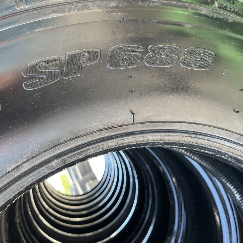 245/70R19.5 DUNLOP, SP688 激安美品　2021年製 8本セット:56,000円
