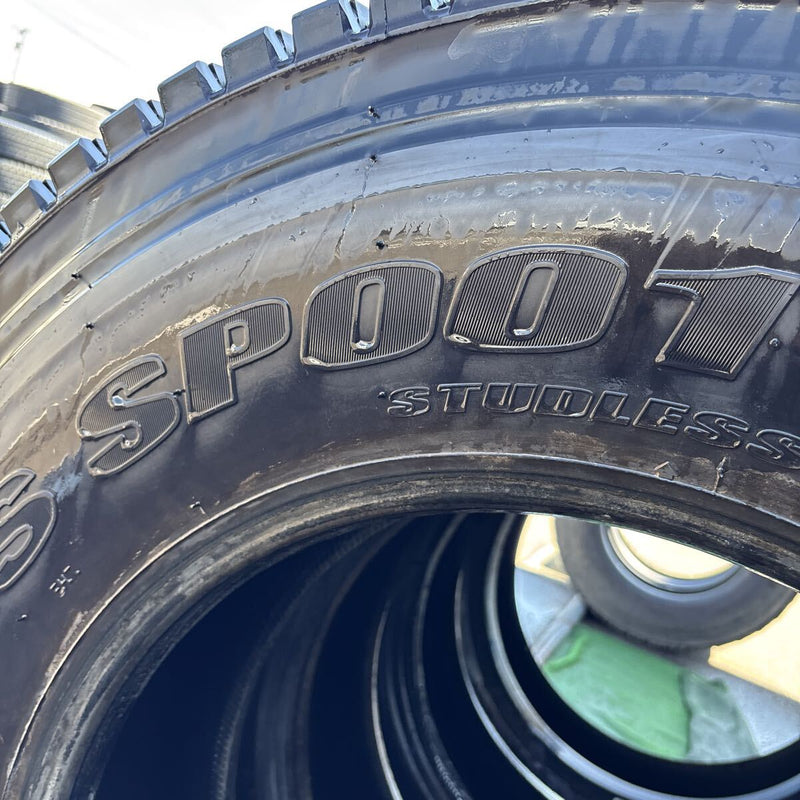 295/80R22.5 DUNLOP. SP001. 2023年製　激安美品　4本セット：80000円
