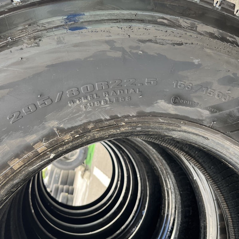 295/80R22.5 DUNLOP, SP001 激安美品　2023年製 6本セット:113,000円