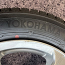 155/65R14 YOKOHAMA ホイール付スタッドレスタイヤ4本セット:32000円②