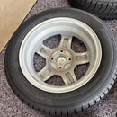 155/65R14 YOKOHAMA ホイール付スタッドレスタイヤ4本セット:32000円②