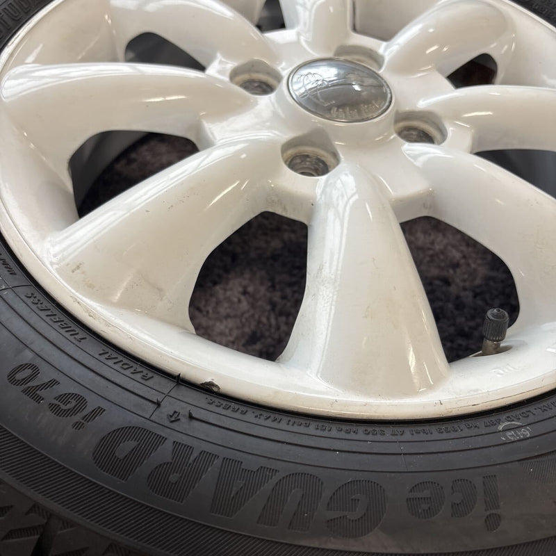 155/65R14 YOKOHAMA ホイール付きスタッドレスタイヤ4本セット:35000円③