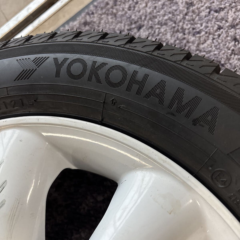 155/65R14 YOKOHAMA ホイール付きスタッドレスタイヤ4本セット:35000円③
