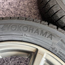 155/65R14 YOKOHAMAホイール付きスタッドレスタイヤ4本セット:33000円④