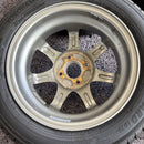 155/65R14 YOKOHAMAホイール付きスタッドレスタイヤ4本セット:33000円④