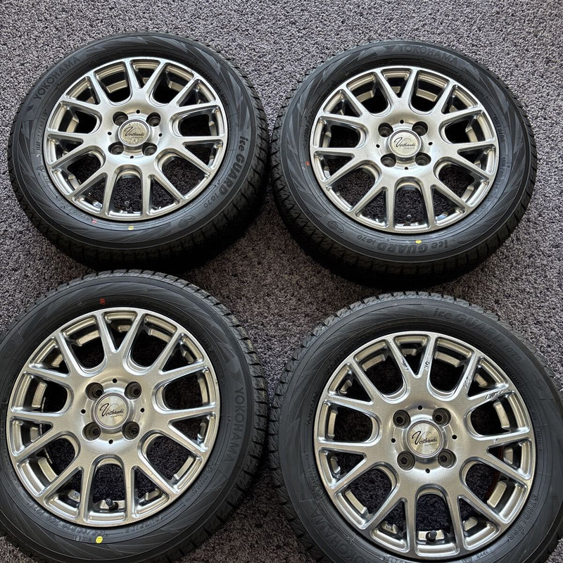 155/65R14 YOKOHAMAホイール付きスタッドレスタイヤ4本セット　32,000円⑤