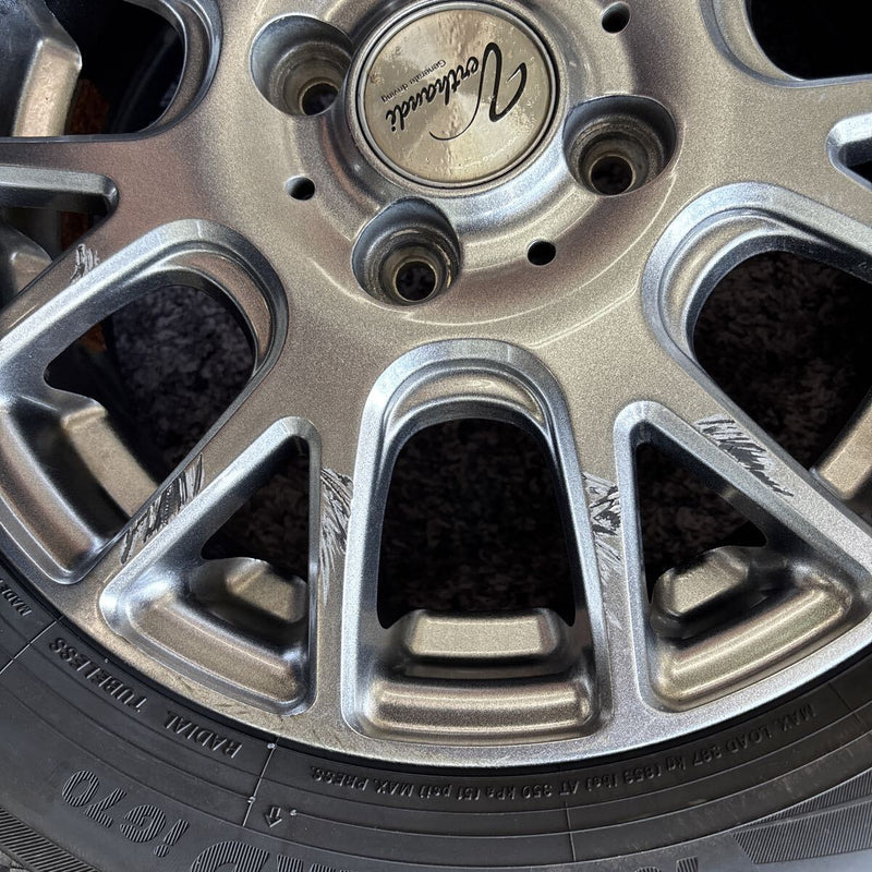 155/65R14 YOKOHAMAホイール付きスタッドレスタイヤ4本セット　32,000円⑤