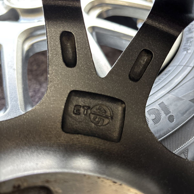 155/65R14 YOKOHAMAホイール付きスタッドレスタイヤ4本セット　32,000円⑤