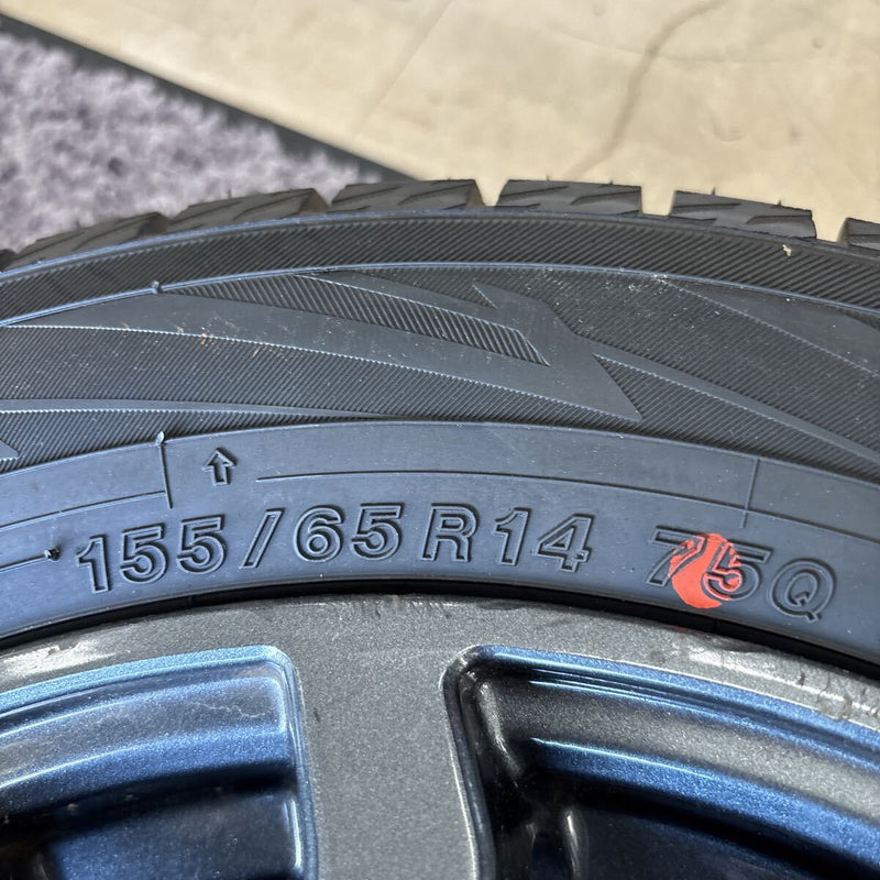 155/65R14 YOKOHAMA ホイール付きスタッドレスタイヤ4本セット　32500円⑥