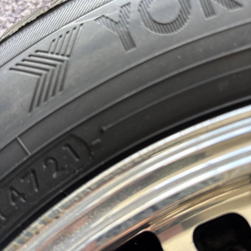155/65R14YOKOHAMAホイール付きスタッドレスタイヤ4本セット:32000円⑦