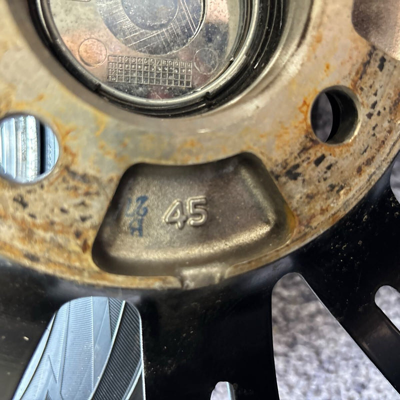 155/65R14YOKOHAMAホイール付きスタッドレスタイヤ4本セット:32000円⑦