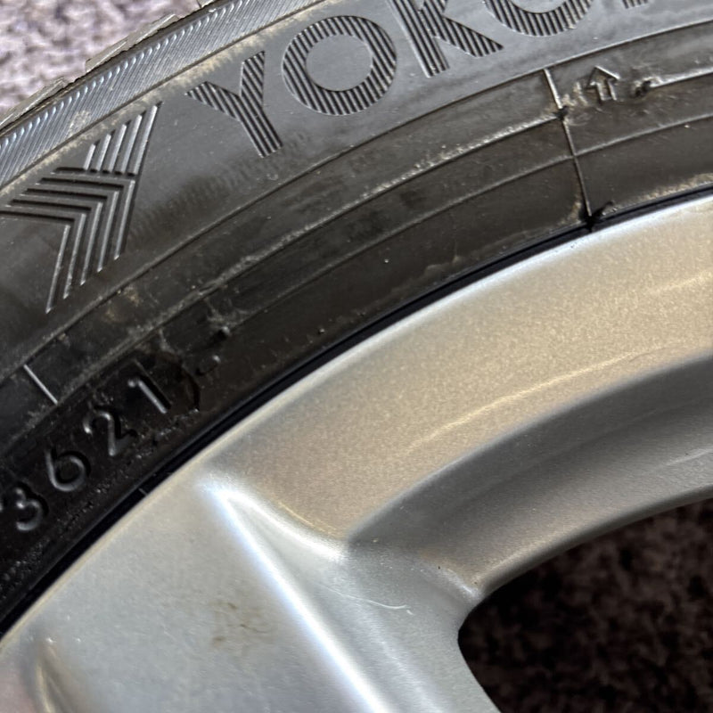155/65R14YOKOHAMAホイール付きスタッドレスタイヤ4本セット:33000円⑧