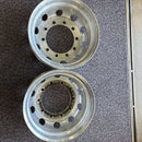 アルコア　アルミホイール　22.5×7.50 . 10穴 (11R 22.5及び275/80R22.5などに使用) 激安美品　　2本セット：35800円