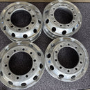 アルコア　アルミホイール　22.5×7.50 . 10穴 (11R 22.5及び275/80R22.5などに使用) 4本セット：69000円