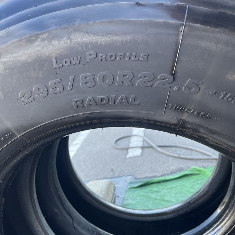 295/80R22.5 BRIDGESTONE, R225 激安美品 2本セット:36,000円