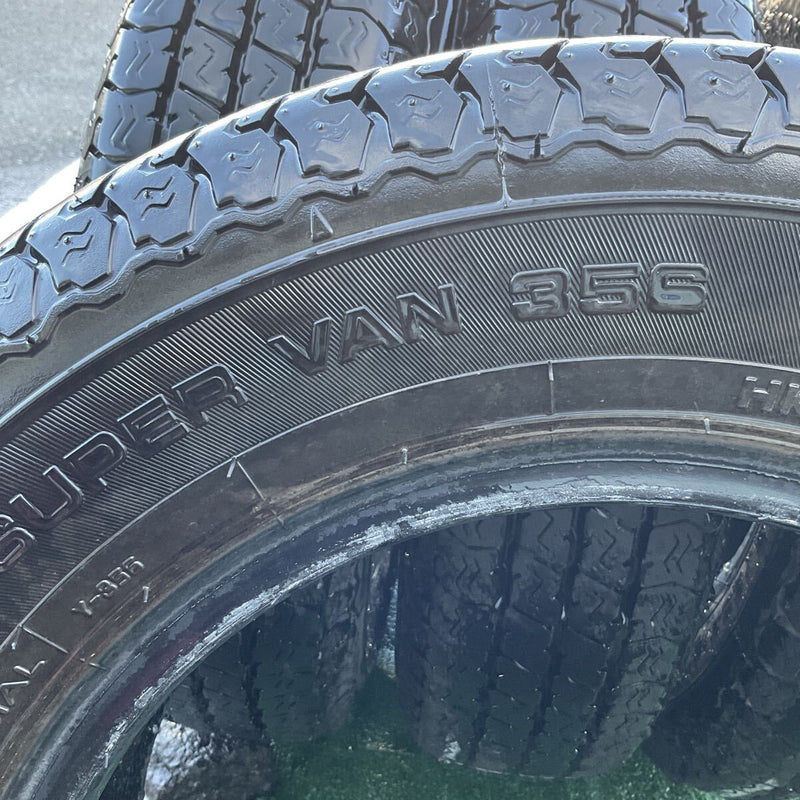 145/80R12 80/78N LT YOKOHAMA 中古夏タイヤ4本セット: 9000円