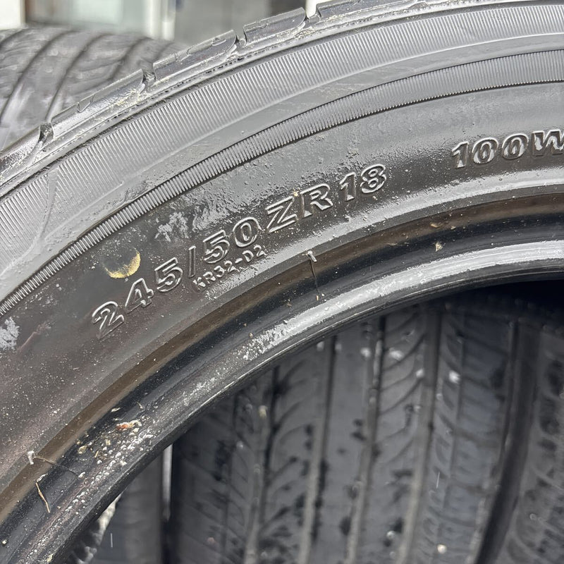 245/50ZR18 KENDA 2019年製 夏タイヤ 4本セット:28000円