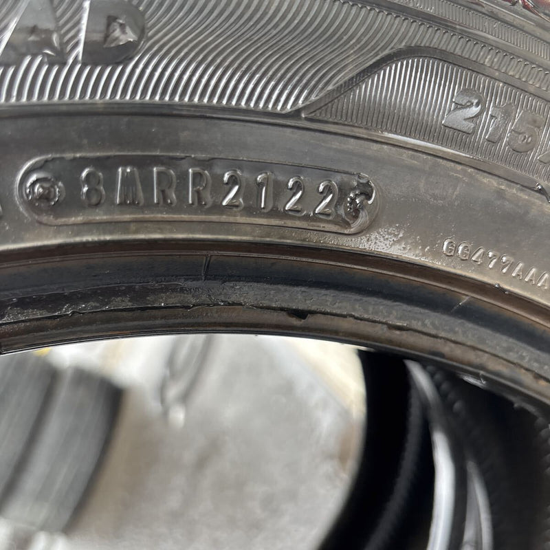 215/50R17 GOODYEAR EAGLE EXE 2022年製 中古夏タイヤ 2本セット:12000円
