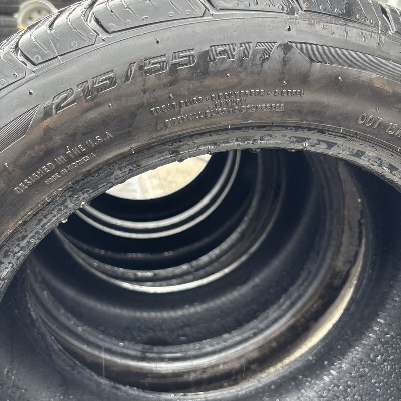 215/55R17 BF Goodrich 2021年製　夏タイヤ 4本セット:26000円